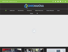 Tablet Screenshot of dmkmakina.com